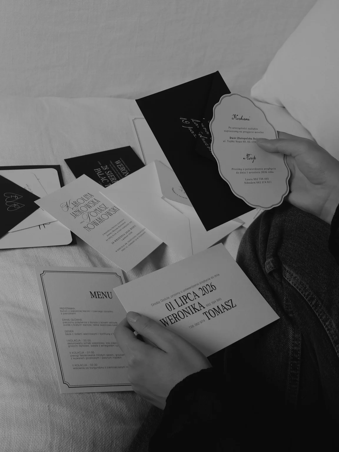 Zaproszenia i papeteria ślubna