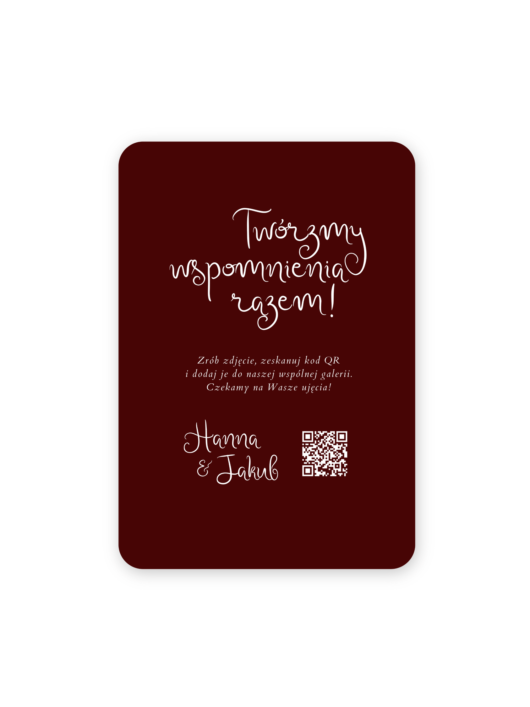 Tabliczka informacyjna Modern Twist